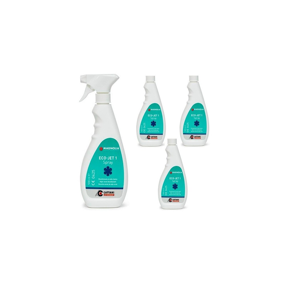ECO JET 1 SPRAY DESINF. 500ML(CAJA 4 UDS.)