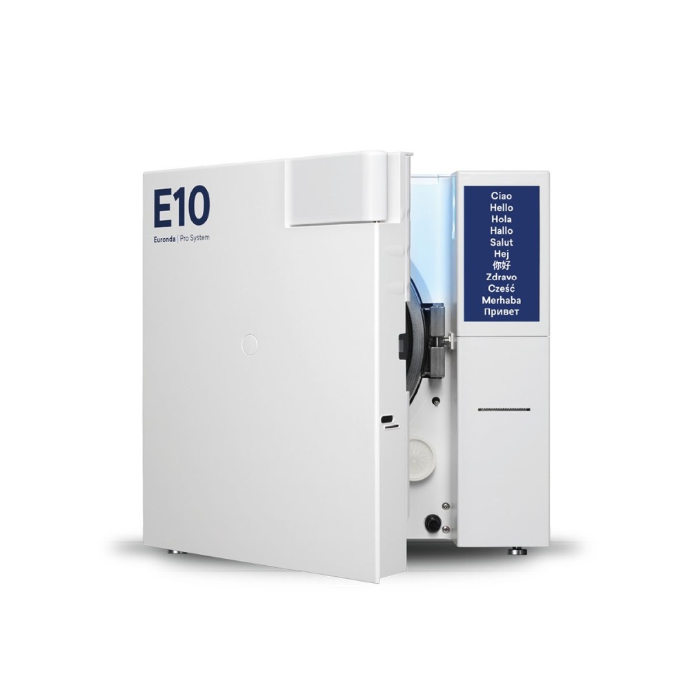 Autoclave Euronda E10 24L Clase B | Trazabilidad y WiFi