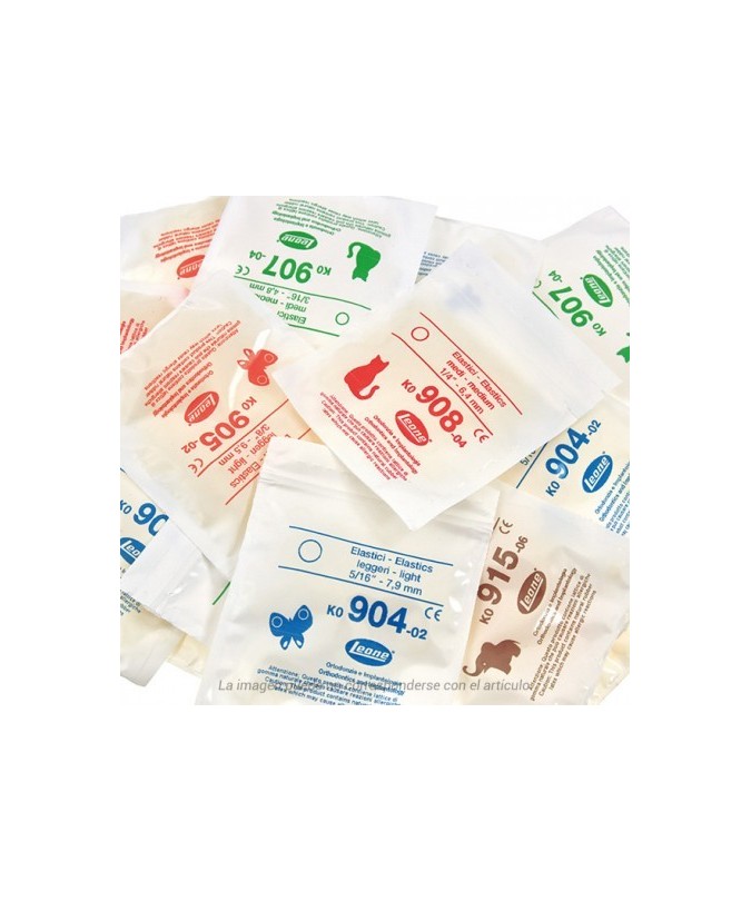 ELASTICOS INTRAORAL 4,5OZ. MEDIANOS 1/4 10x100u.