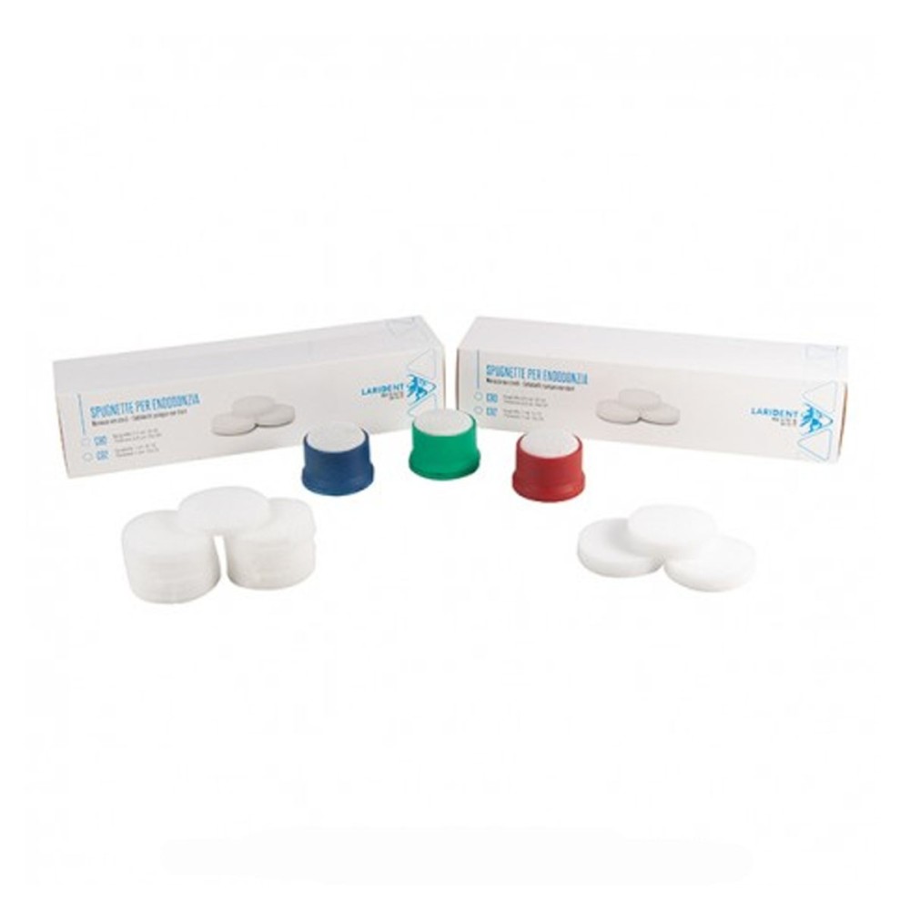 ESPONJAS ENDODONTICAS LARIDENT 1cm. DIAM. 25u.