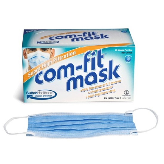 Com-Fit mascarillas alta filtración con visor | 25 uds.