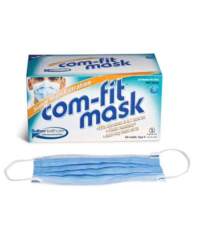 Com-Fit mascarillas alta filtración con visor | 25 uds.